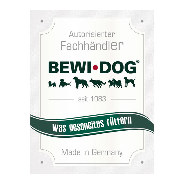 BEWIDOG Fachhändlerschild